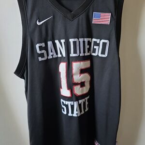 Nike Team Sports Kawhi Leonard #15 San Diego State Aztecs Basketball Jersey XL